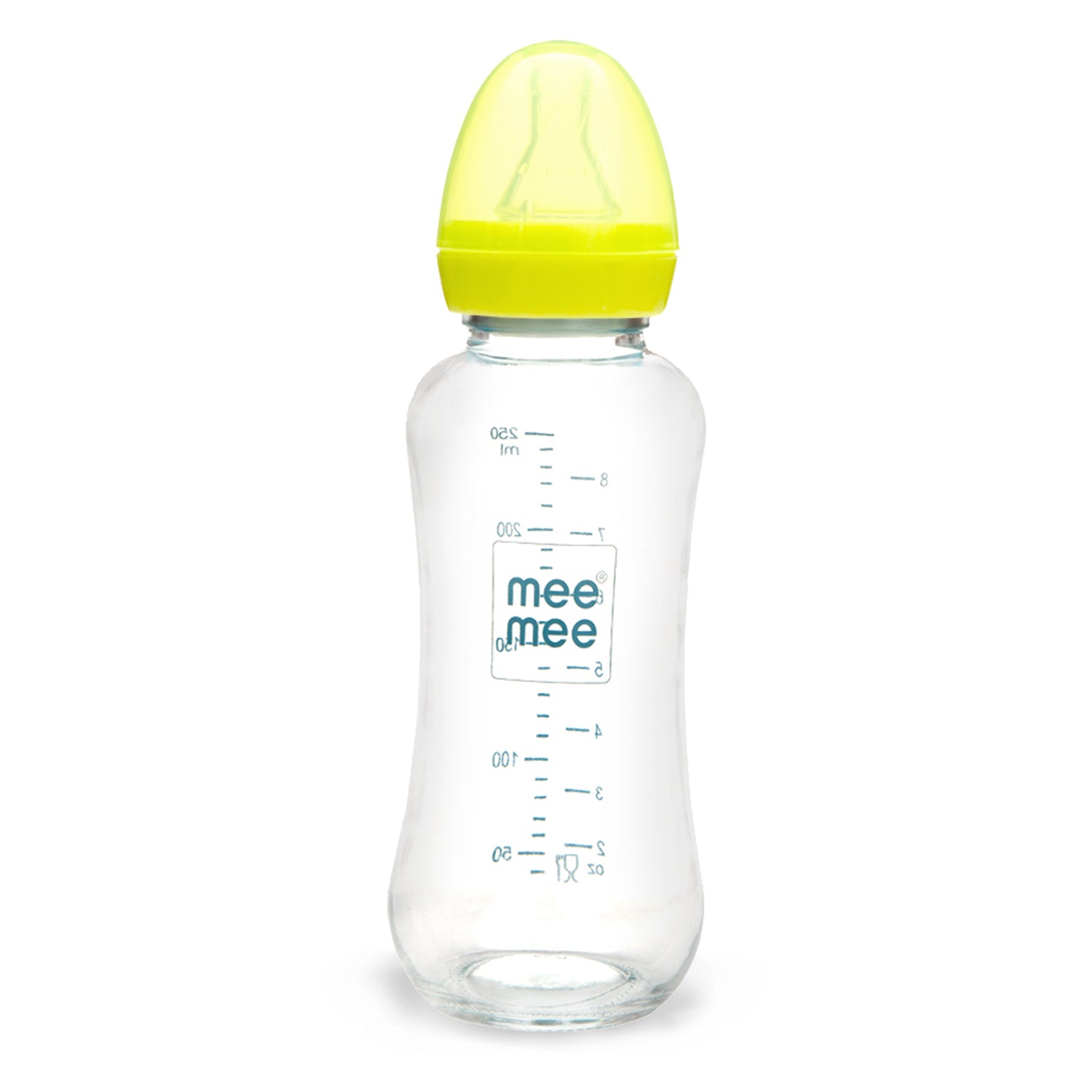 120ml Premium Glass Feeding Bottle (Blue) (240 ml, Green)