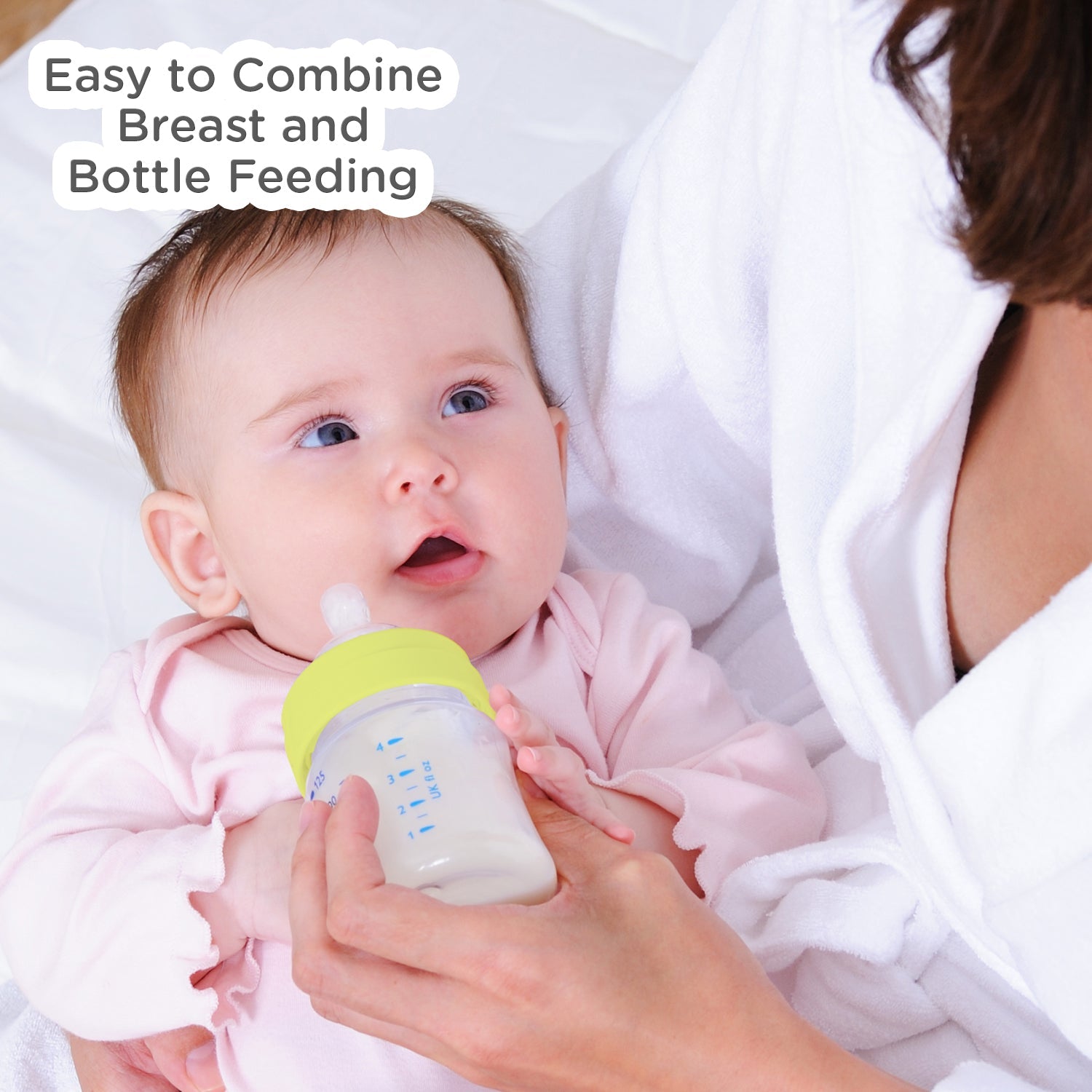 120ml Premium Glass Feeding Bottle (Blue) (240 ml, Green)