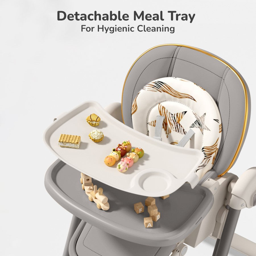 R for Rabbit Marshmallow Smart High Chair For Kids 2-in-1 Multipurpose High Chair with Swing