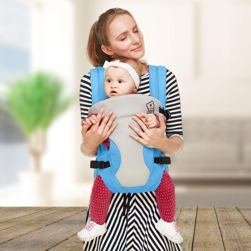 R for Rabbit New Cuddle Snuggle Carriers cum Kangaroo Bag, Front / Back Baby Carrier Position, Foldable Head Support
