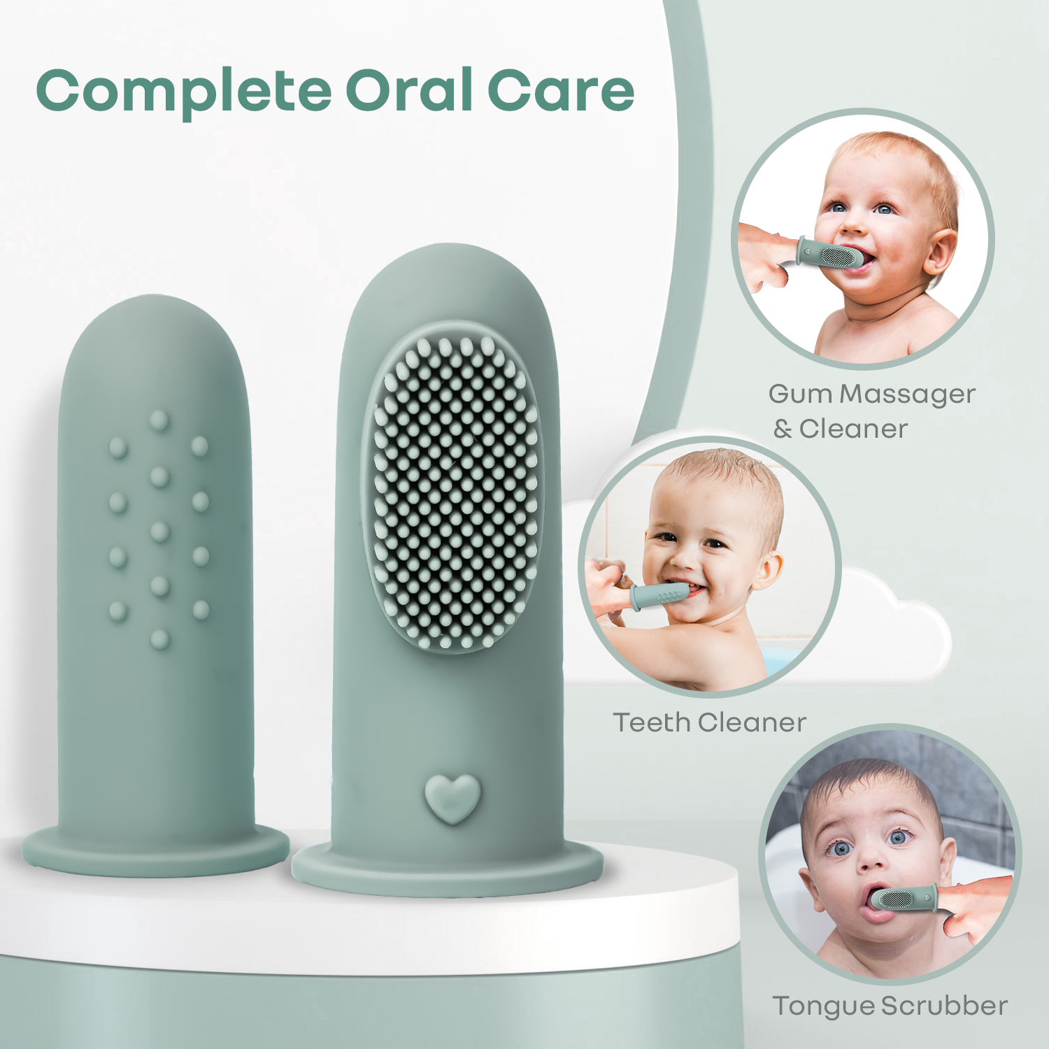 R for Rabbit Tiny Smiles Gummy Kids Toothbrush