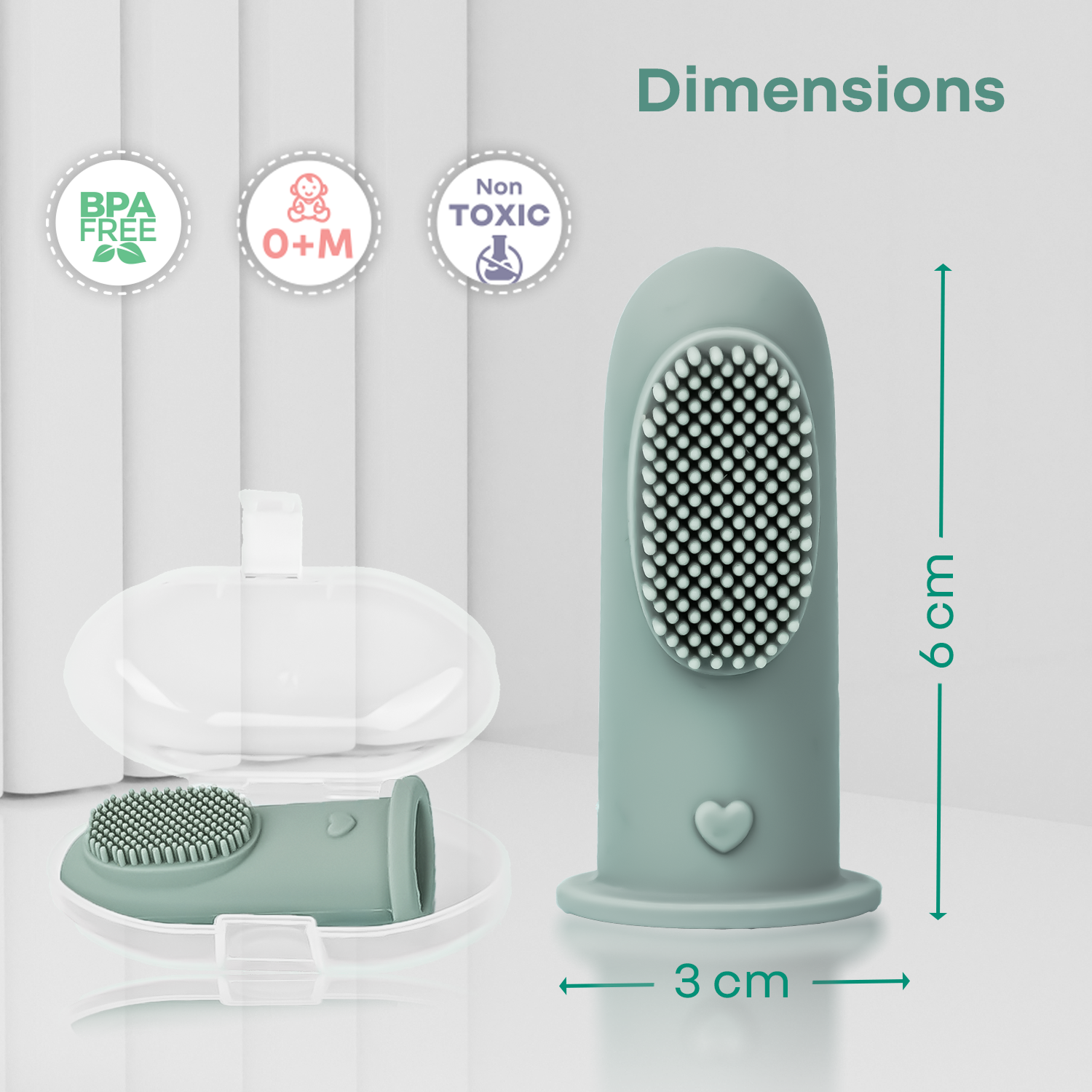 R for Rabbit Tiny Smiles Gummy Kids Toothbrush