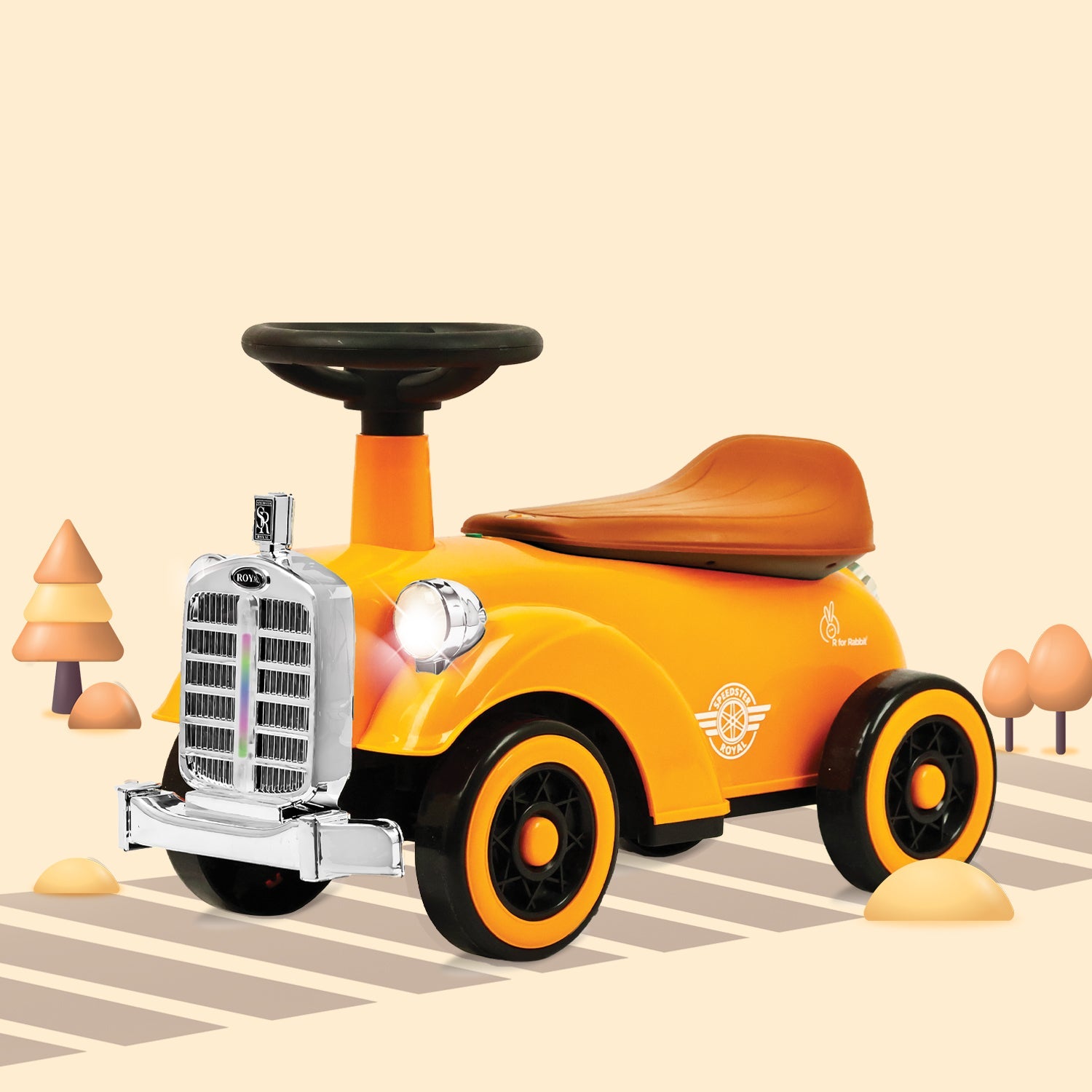R for Rabbit Speedster Royal Ride On Car for Kids