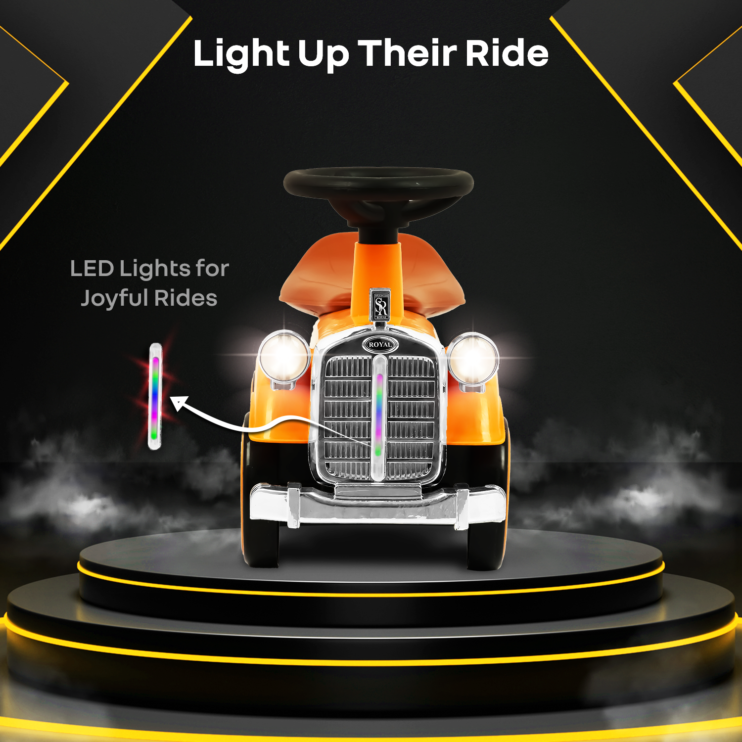R for Rabbit Speedster Royal Ride On Car for Kids