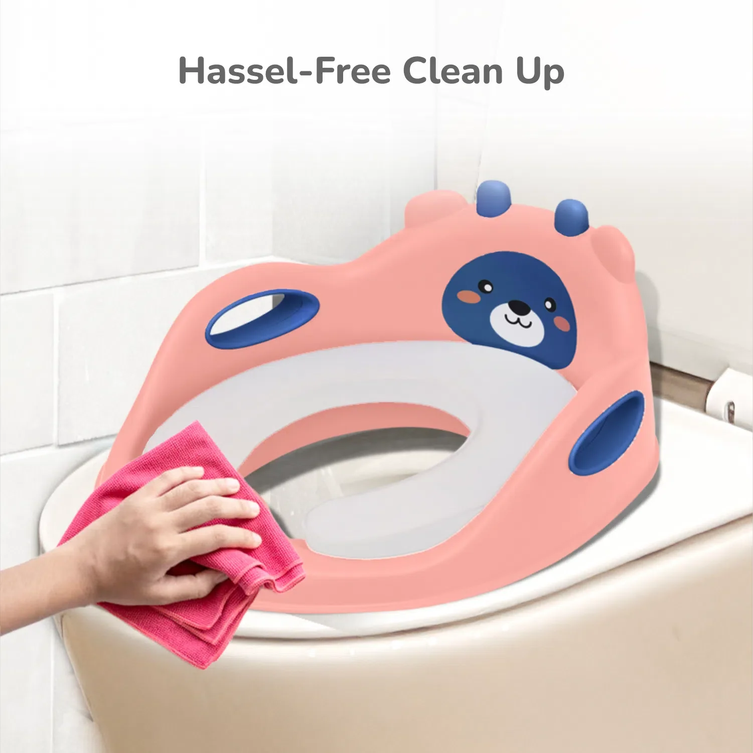 R for Rabbit Minimo Teddy Toilet Seats Happy and Comfy Potty Training Seat for Baby