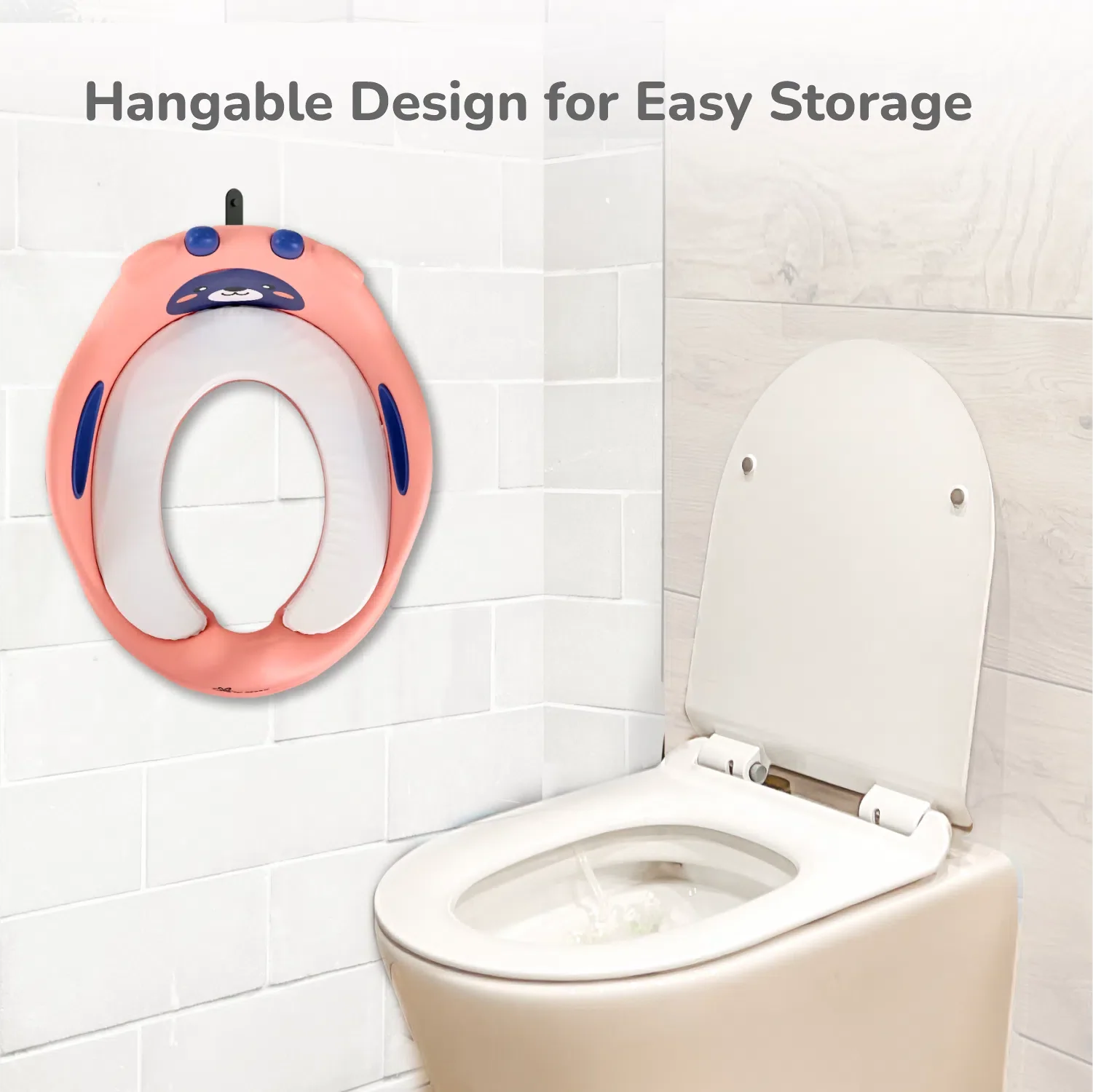 R for Rabbit Minimo Teddy Toilet Seats Happy and Comfy Potty Training Seat for Baby