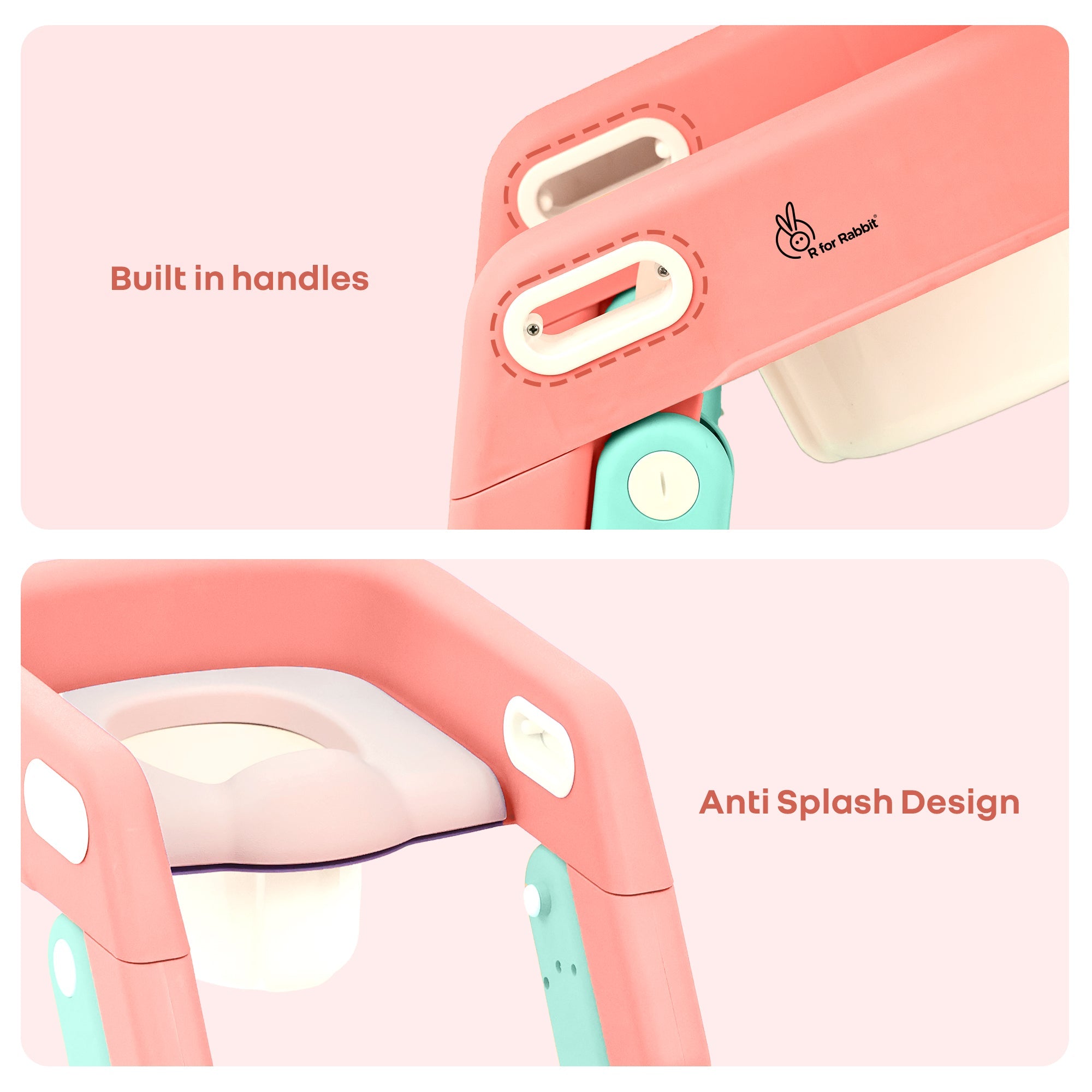 R for Rabbit Hilltop Booster 2-in-1 Baby Potty Seat & Step Stool
