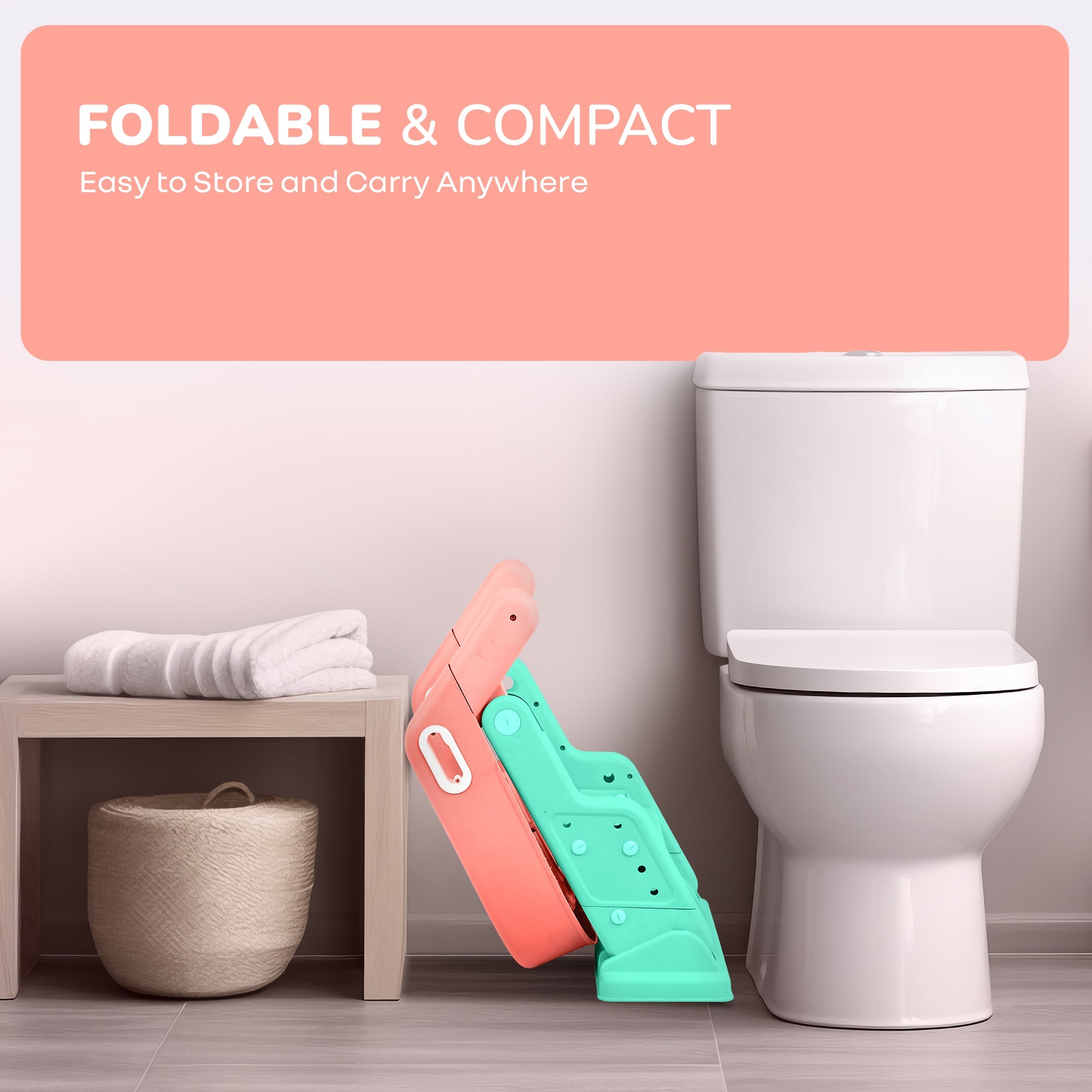 R for Rabbit Hilltop Booster 2-in-1 Baby Potty Seat & Step Stool