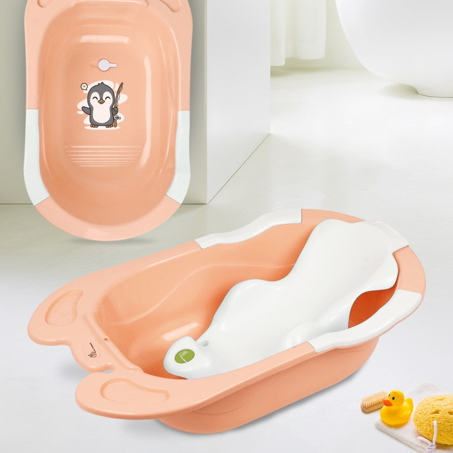 R for Rabbit Bubble Double Snowy: 2-in-1 Baby Bath Tub with Ergonomic Sling