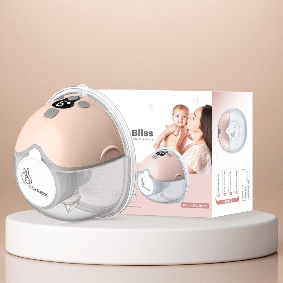 R for Rabbit Lactella Bliss Electric Wearable Breast Pump with 4 Modes & 9 Levels