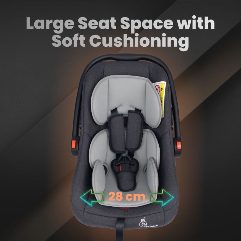 R for Rabbit Picaboo Grand 4 in 1 Multipurpose Baby Carry Cot With Personalized Name Tag