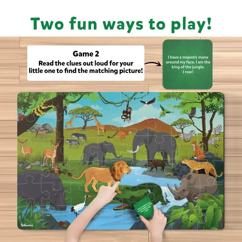 Piece & Play: Amazing Animals | Floor Puzzle & Game