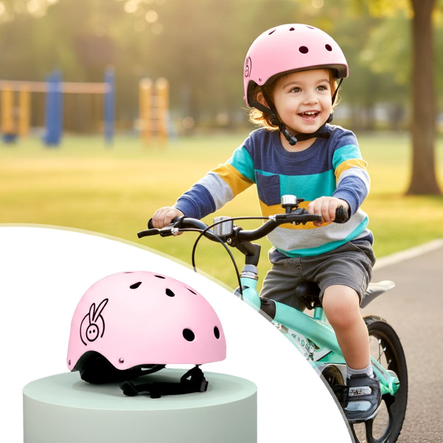R for Rabbit Safe Play Best Kids Safety Helmet - Trusted EN1078 Certified Helmet for Kids with Shock-Absorbing EPS Foam 5-13 Years