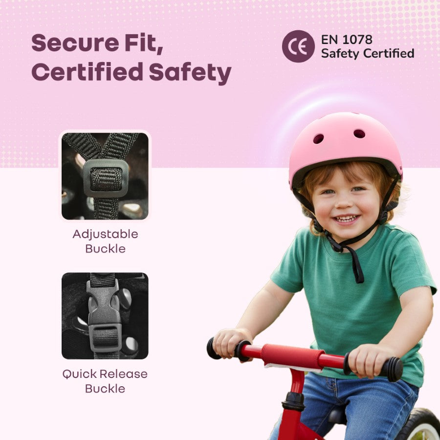 R for Rabbit Safe Play Best Kids Safety Helmet - Trusted EN1078 Certified Helmet for Kids with Shock-Absorbing EPS Foam 5-13 Years