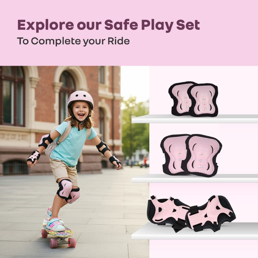 R for Rabbit Safe Play Best Kids Safety Helmet - Trusted EN1078 Certified Helmet for Kids with Shock-Absorbing EPS Foam 5-13 Years