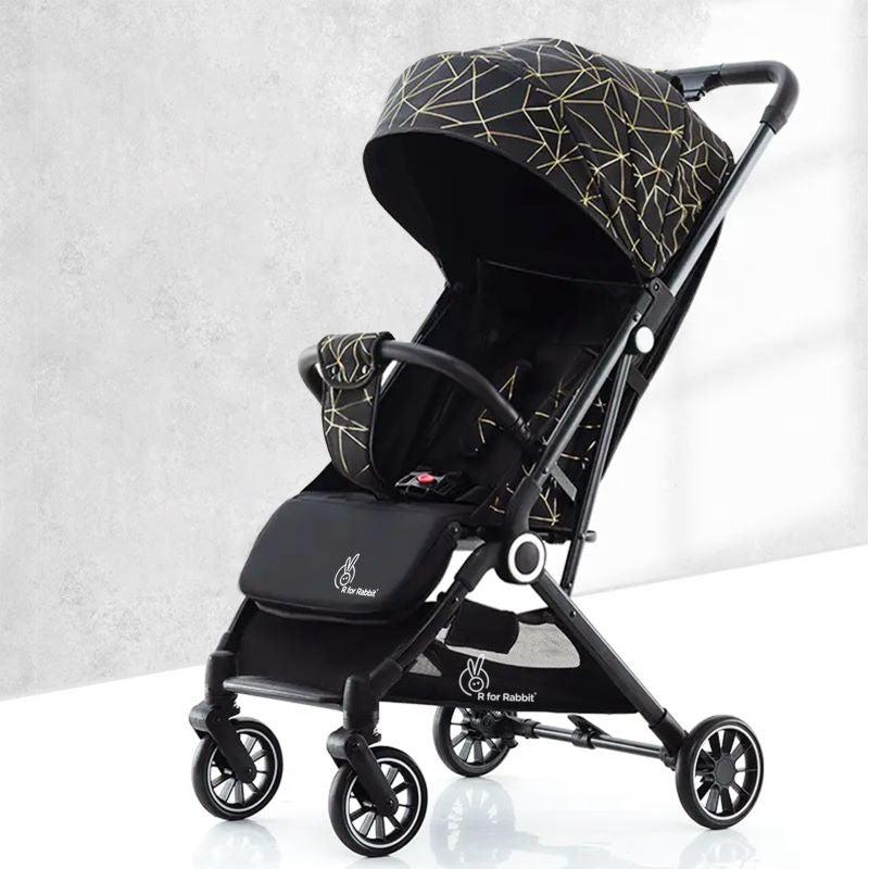 Pocket Air Stroller - One Hand Fold, Light Weight, Travel Friendly, Adjustable Canopy