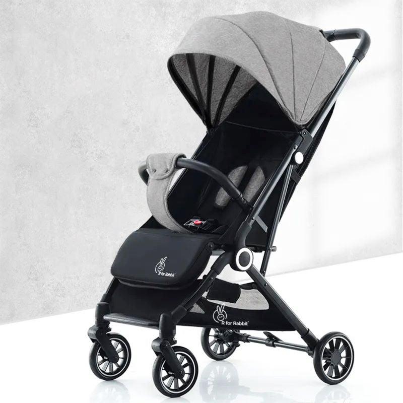 Pocket Air Stroller - One Hand Fold, Light Weight, Travel Friendly, Adjustable Canopy