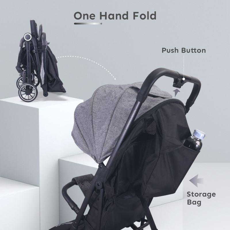 Pocket Air Baby Stroller With Personalized Name Plate