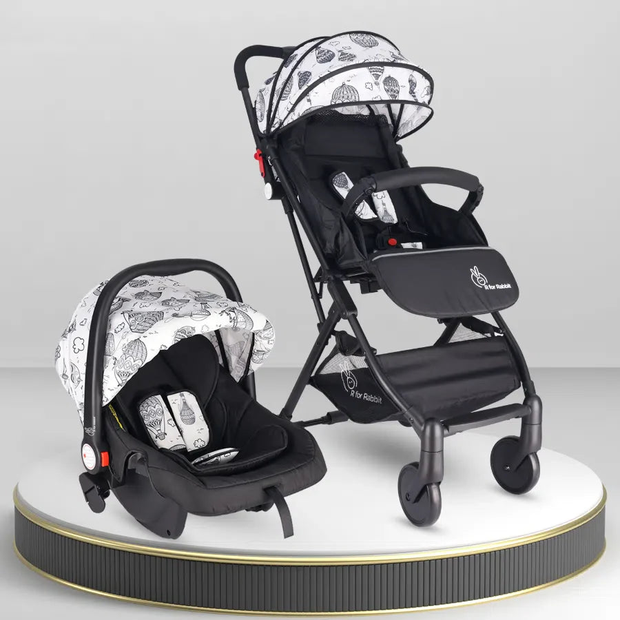Pocket Lite Travel System Kids Stroller With Infant Car Seat to a Carry Cot, Rocker or Feeding chair