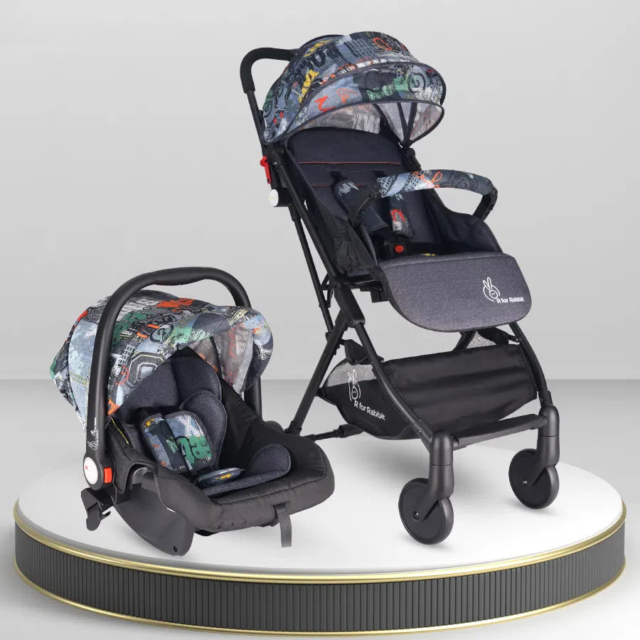 Pocket Lite Travel System Kids Stroller With Infant Car Seat to a Carry Cot, Rocker or Feeding chair