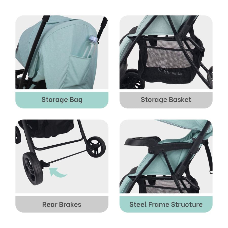 Poppins Joy Baby Stroller With Personalized Name Plate