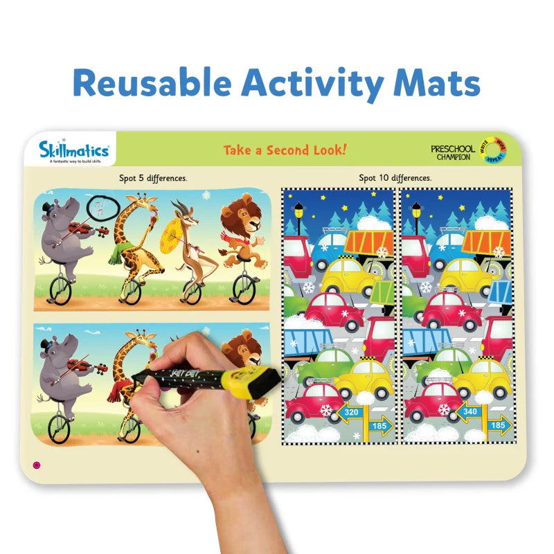 Skillmatics Educational Game -Preschool Champion, Learning Activity For Kids (Multicolor)