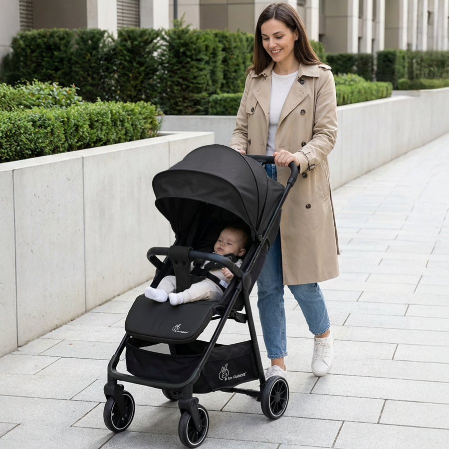 Poppins Neo Baby Stroller, Travel Stroller with 5-Point Harness & One-Hand Fold