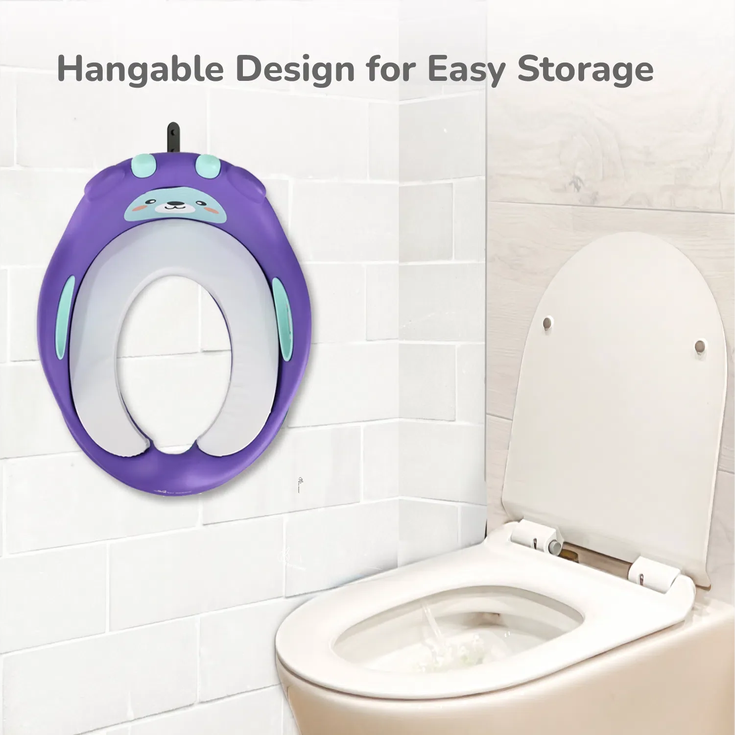 R for Rabbit Minimo Teddy Toilet Seats Happy and Comfy Potty Training Seat for Baby