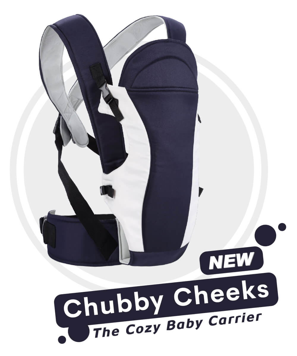 R for Rabbit Chubby Cheeks Baby Carrier Suitable For 6-24 Month Babies (0-15 Kgs), Carry In 3 Ways