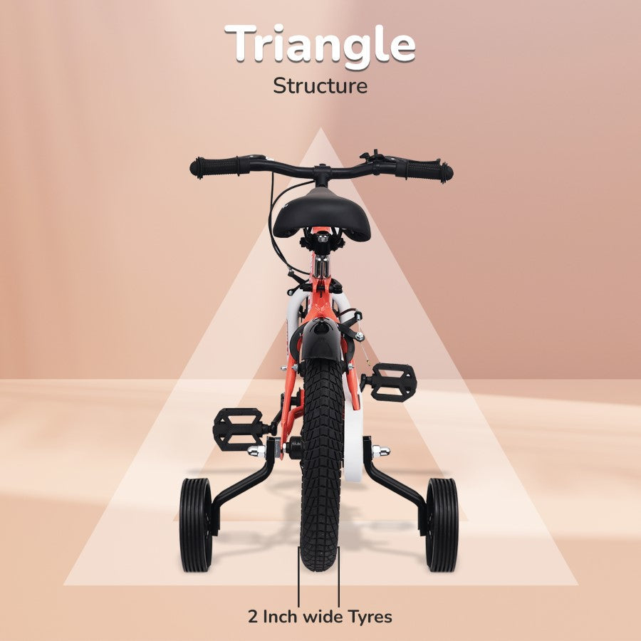 R for Rabbit Cruize Bicycle For Kids 14 Inch With 90% Plug N Play Installation