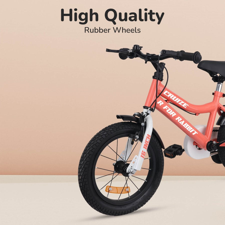 R for Rabbit Cruize Bicycle For Kids 16 Inch 90% Plug N Play Installation