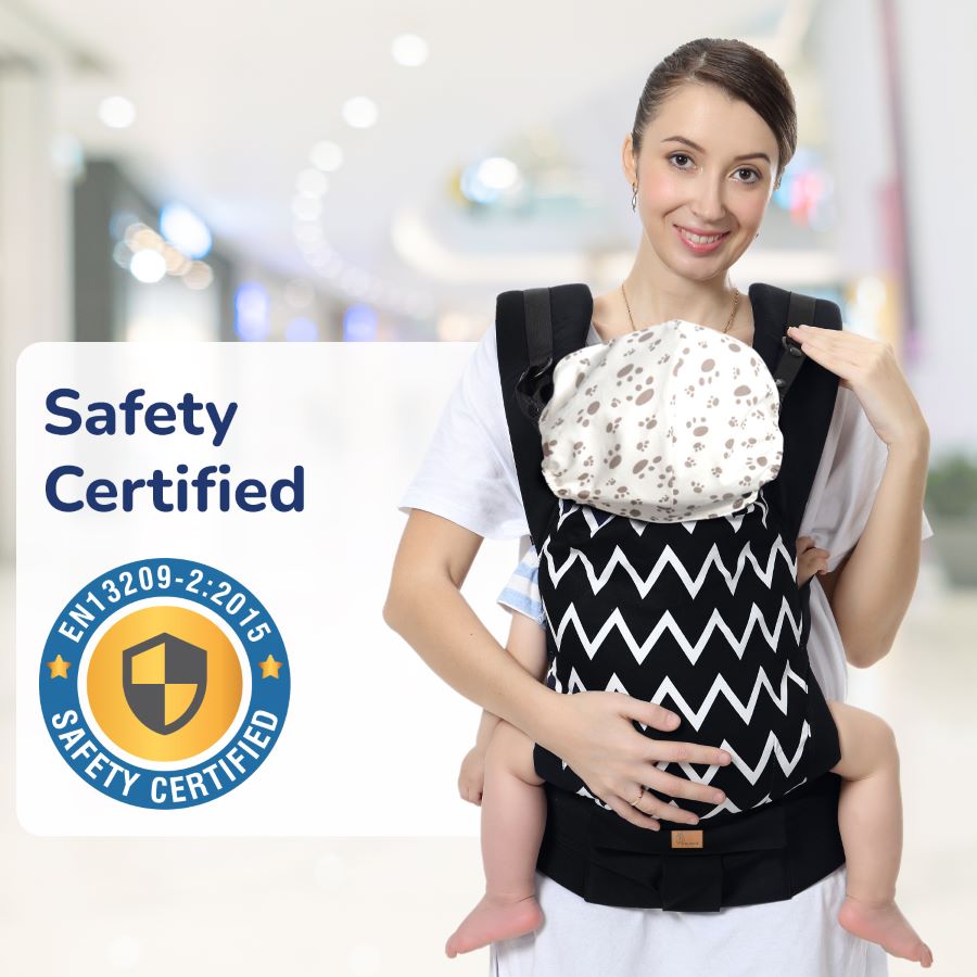 R for Rabbit Hug Me Ergo 2-in-1 Baby Carrier with Ergonomic Support