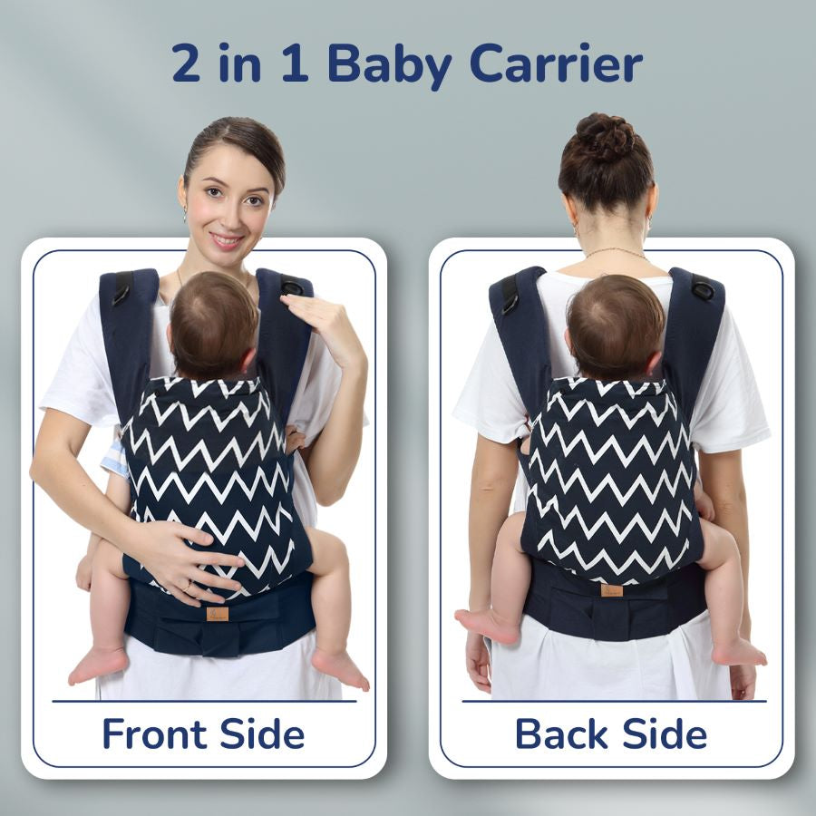 R for Rabbit Hug Me Ergo 2-in-1 Baby Carrier with Ergonomic Support
