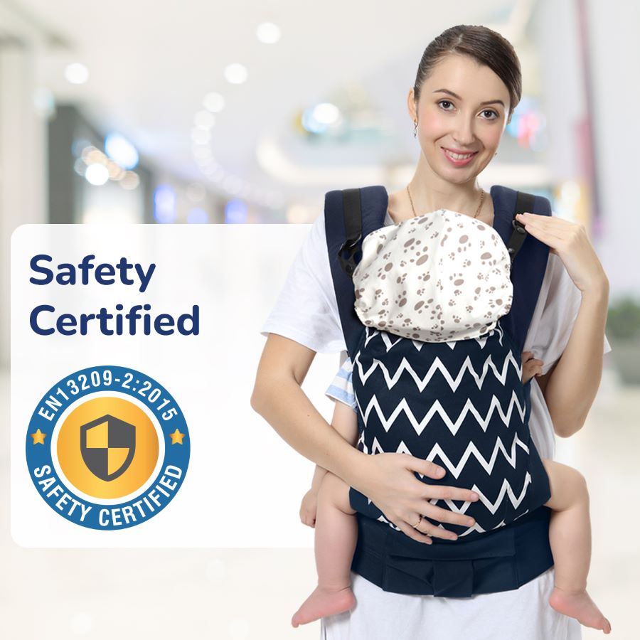R for Rabbit Hug Me Ergo 2-in-1 Baby Carrier with Ergonomic Support