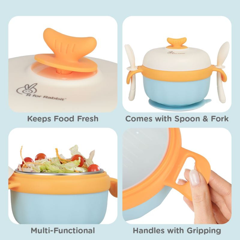 R for Rabbit Safe Feed Meal Box Set For Kids