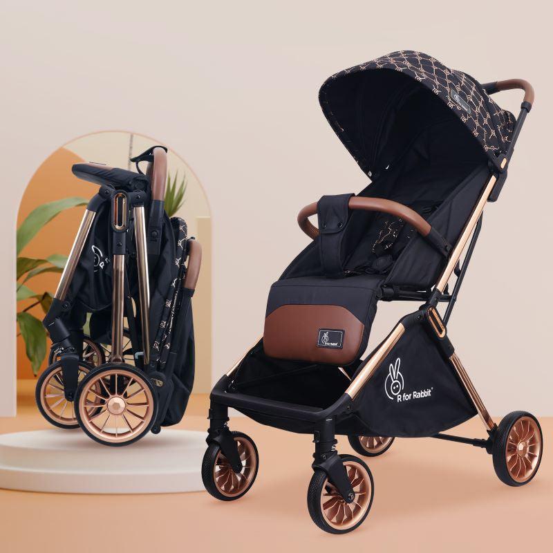 Street Smart Auto Fold Stroller for Kids With Personalized Name Plate