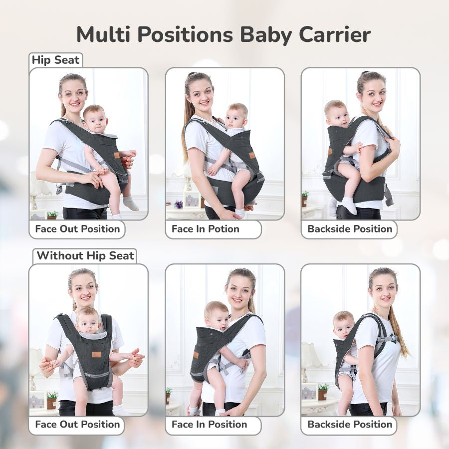 R for Rabbit Upsy Daisy Ergo 8-in-1 Hip Seat Baby Carrier