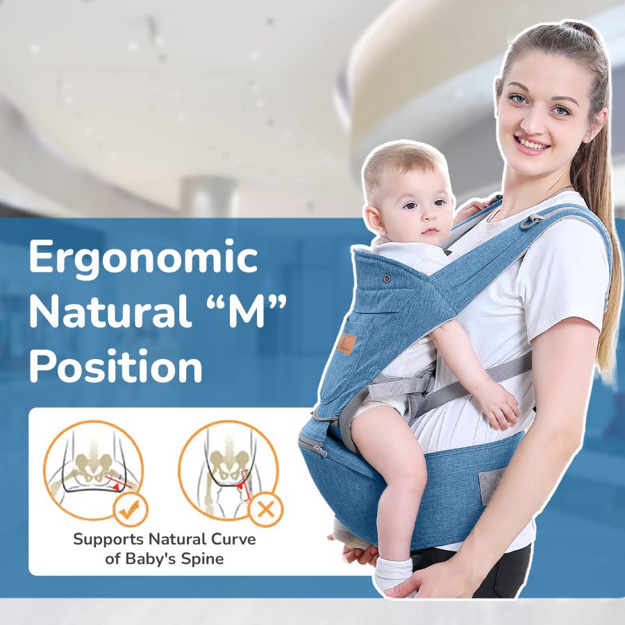 R for Rabbit Upsy Daisy Ergo 8-in-1 Hip Seat Baby Carrier