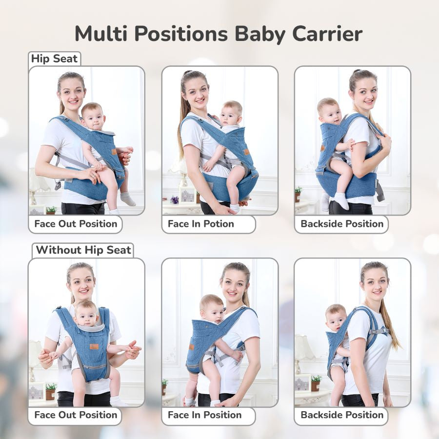 R for Rabbit Upsy Daisy Ergo 8-in-1 Hip Seat Baby Carrier