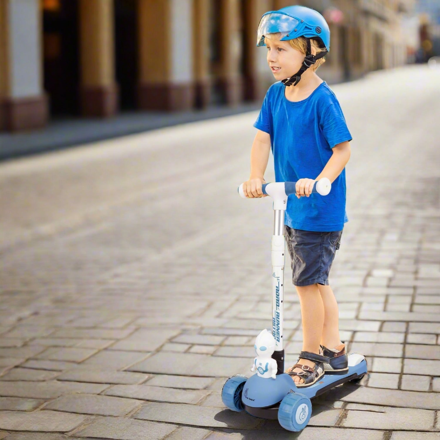 R for Rabbit Road Runner Astro Scooter For Kids With PU LED Wheels