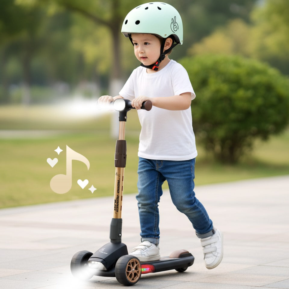 R for Rabbit Road Runner Blaze Scooter For Kids  With PU LED Wheels And LED lights