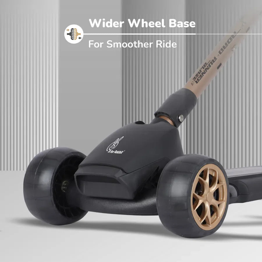 R for Rabbit Road Runner Blaze Scooter For Kids  With PU LED Wheels And LED lights