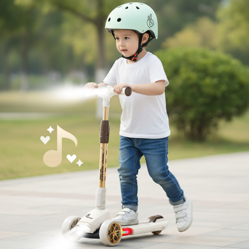 R for Rabbit Road Runner Blaze Scooter For Kids  With PU LED Wheels And LED lights