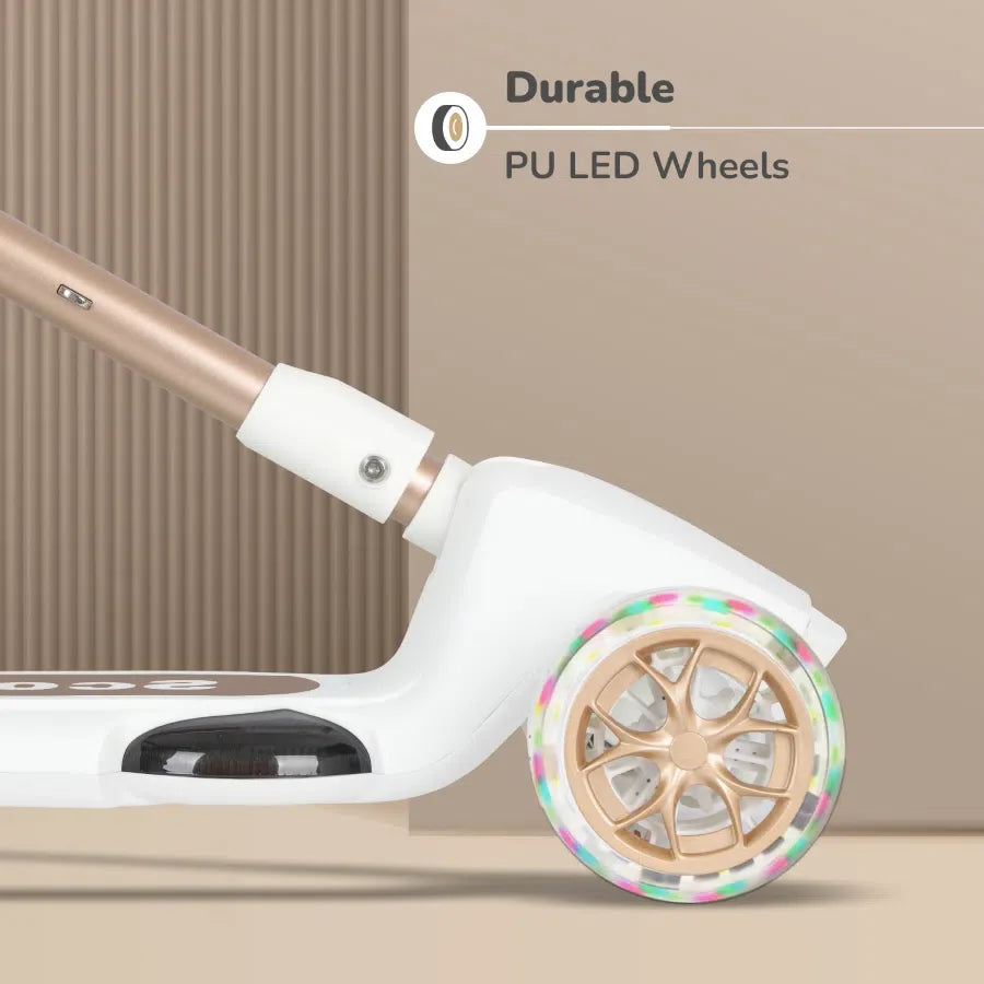 R for Rabbit Road Runner Blaze Scooter For Kids  With PU LED Wheels And LED lights