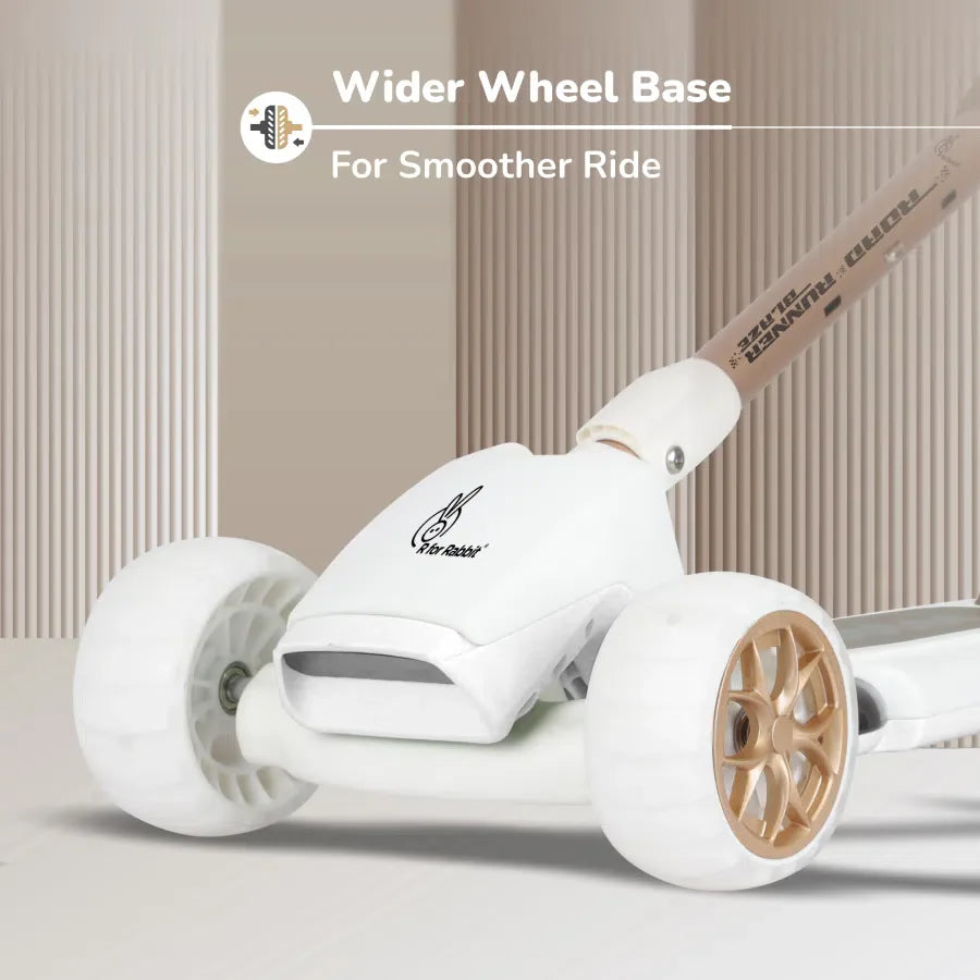 R for Rabbit Road Runner Blaze Scooter For Kids  With PU LED Wheels And LED lights