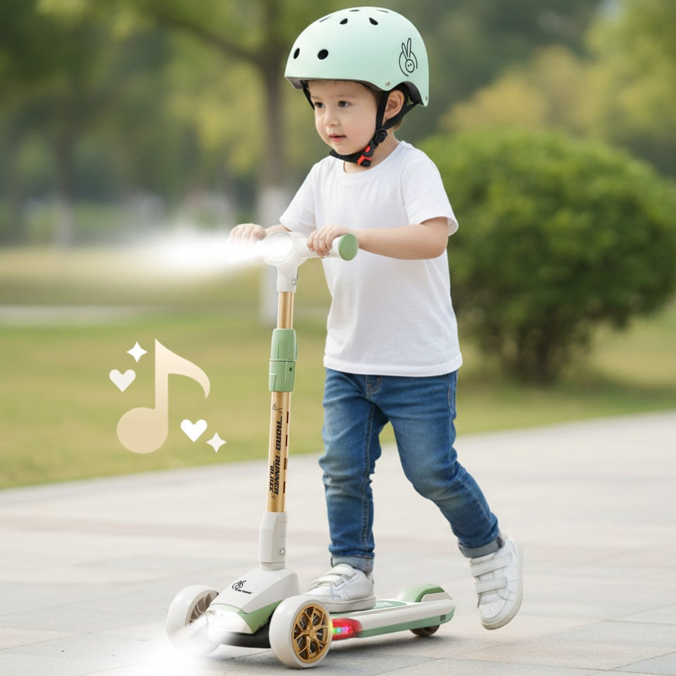 R for Rabbit Road Runner Blaze Scooter For Kids  With PU LED Wheels And LED lights