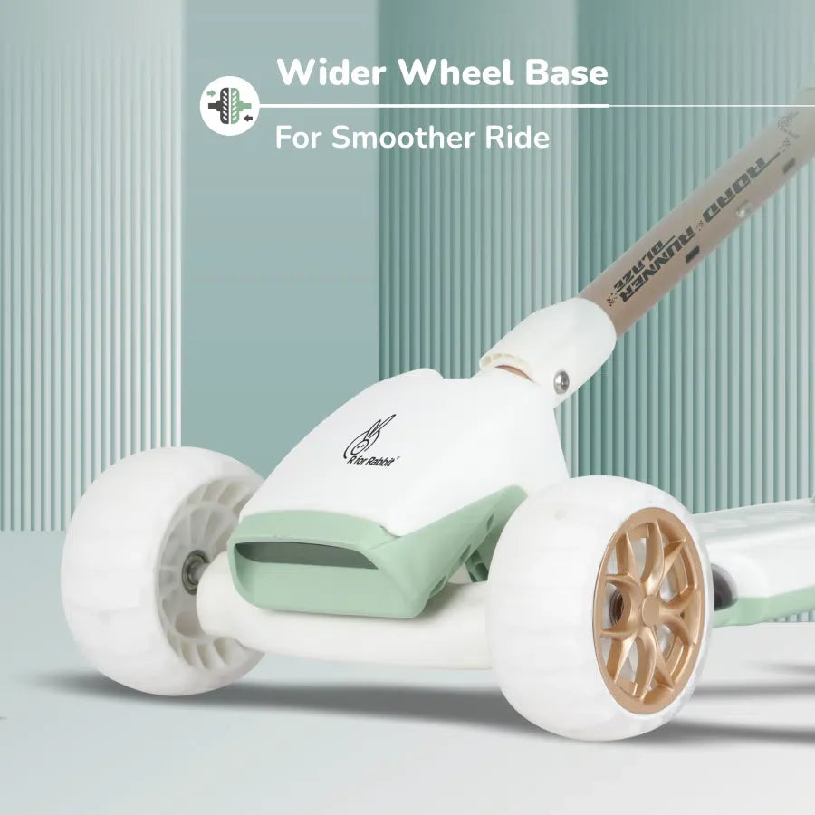 R for Rabbit Road Runner Blaze Scooter For Kids  With PU LED Wheels And LED lights