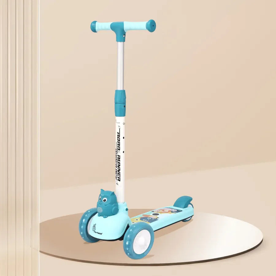 R for Rabbit Road Runner Ryder Ace Kids Scooter with PU LED wheels & Multi-Level Height Adjustment
