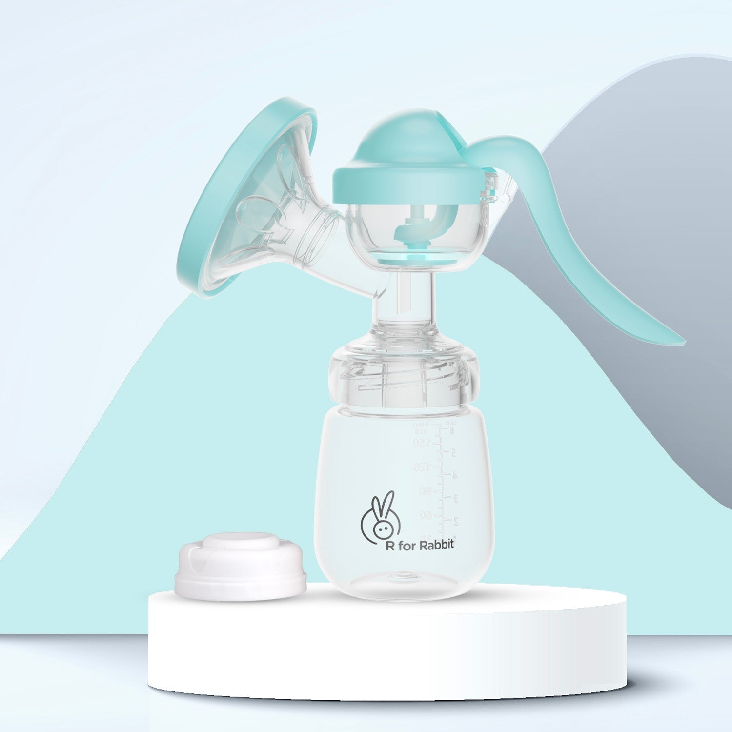 R for Rabbit First Feed Cozy Manual Feeding Breast Pump With 2 Suction Level Adjustment