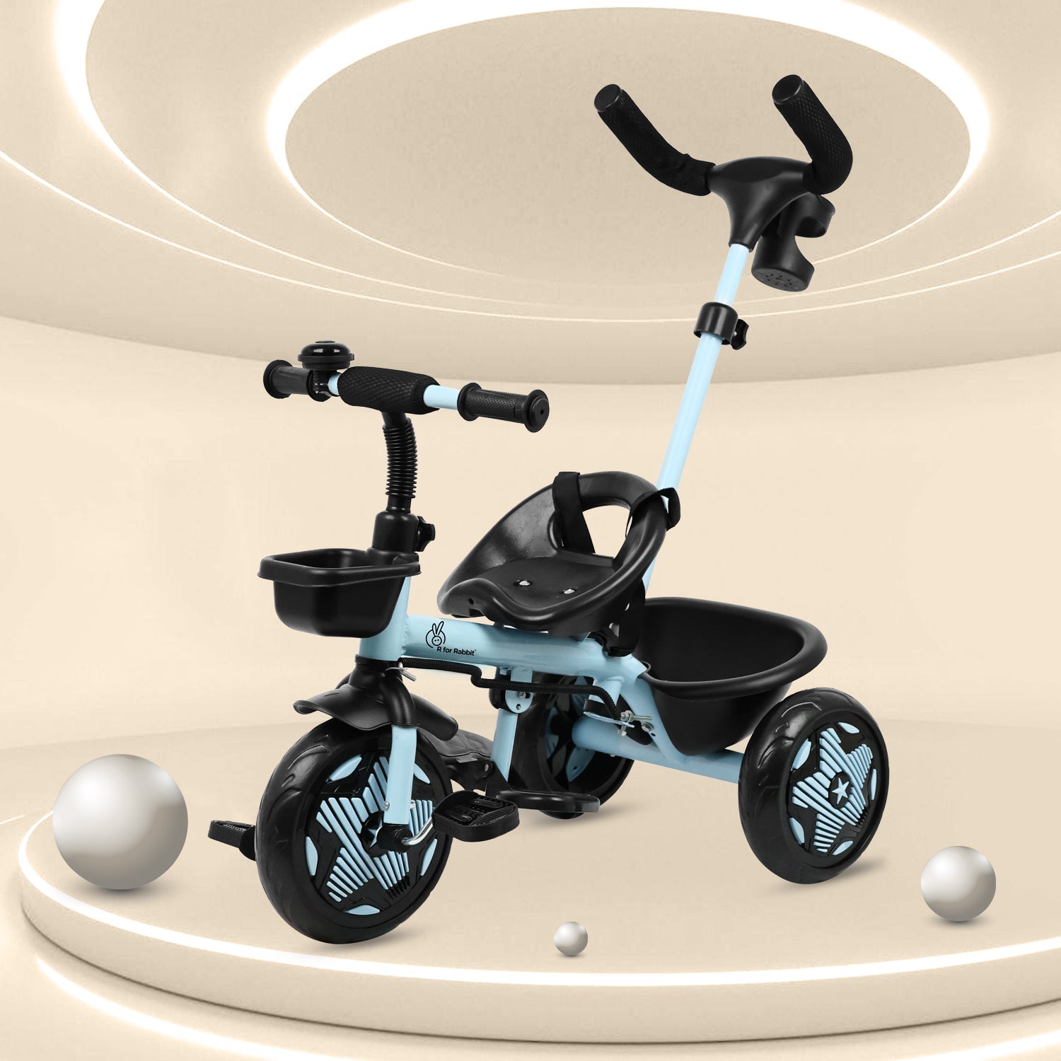 R for Rabbit Tiny Toes R20 Ace kids Tricycle With Personalized Name Plate